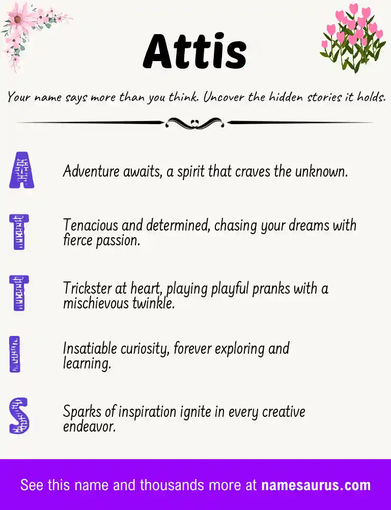 Acrostic poem about Attis.