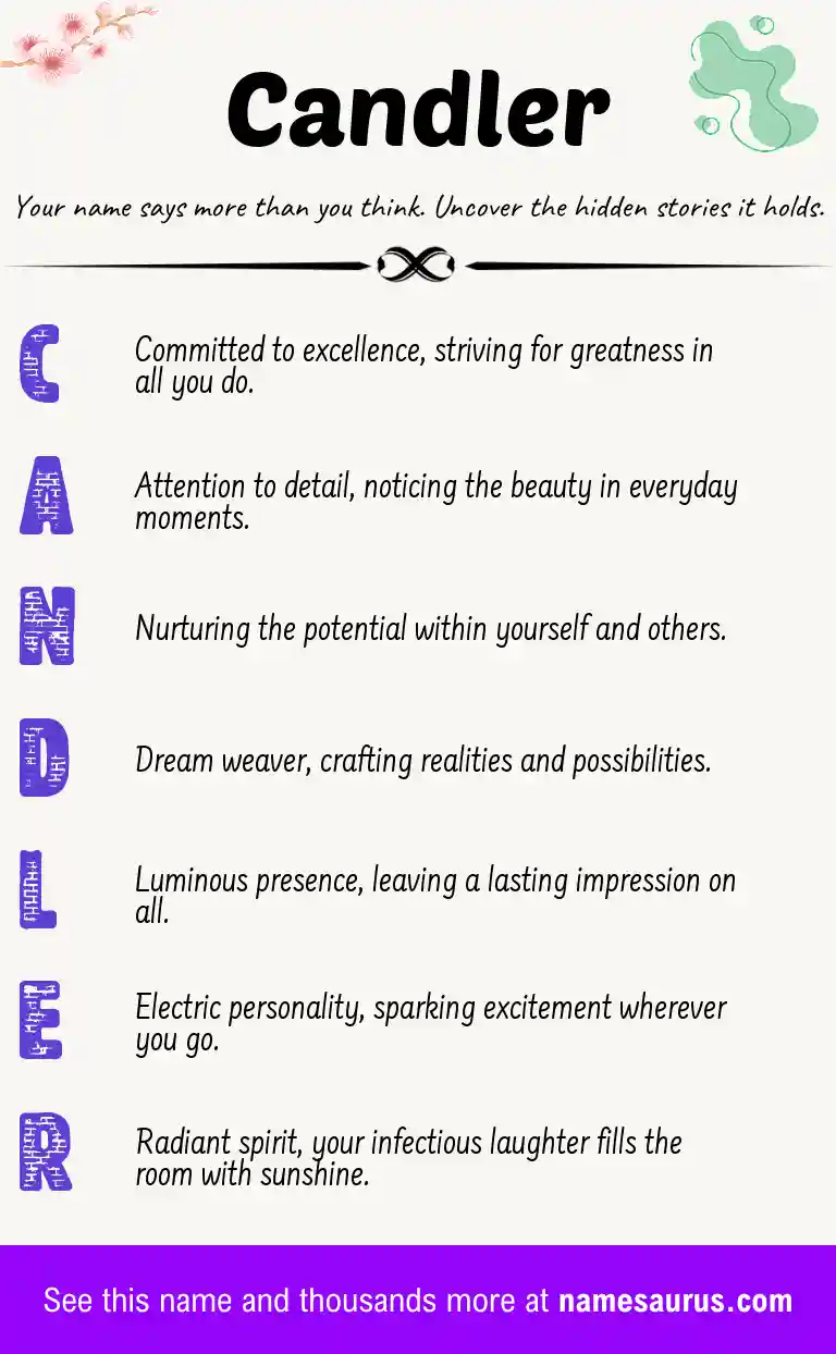 Acrostic poem about Candler.
