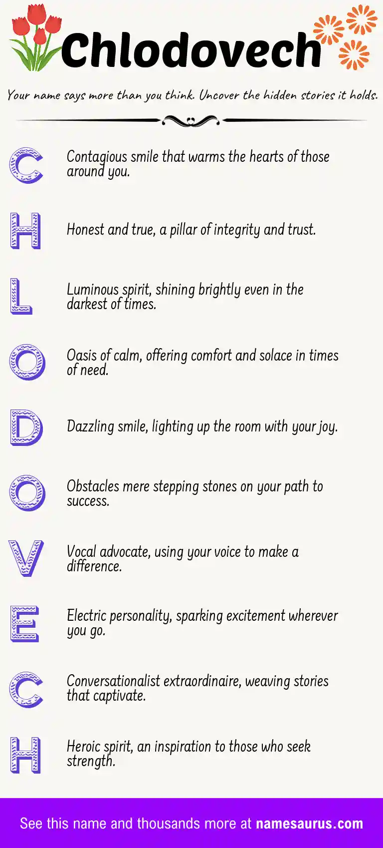 Acrostic poem about Chlodovech.
