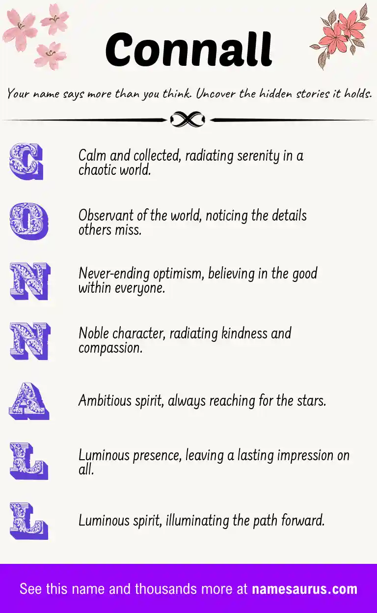 Acrostic poem about Connall.