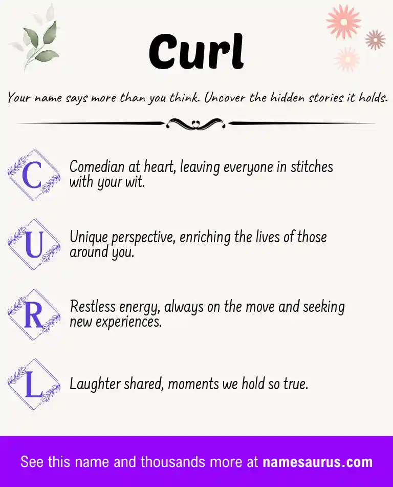 Acrostic poem about Curl.
