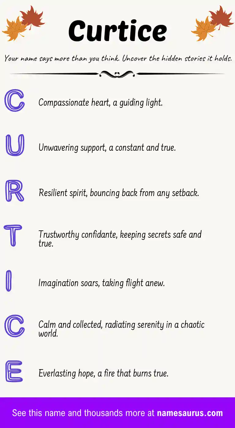 Acrostic poem about Curtice.