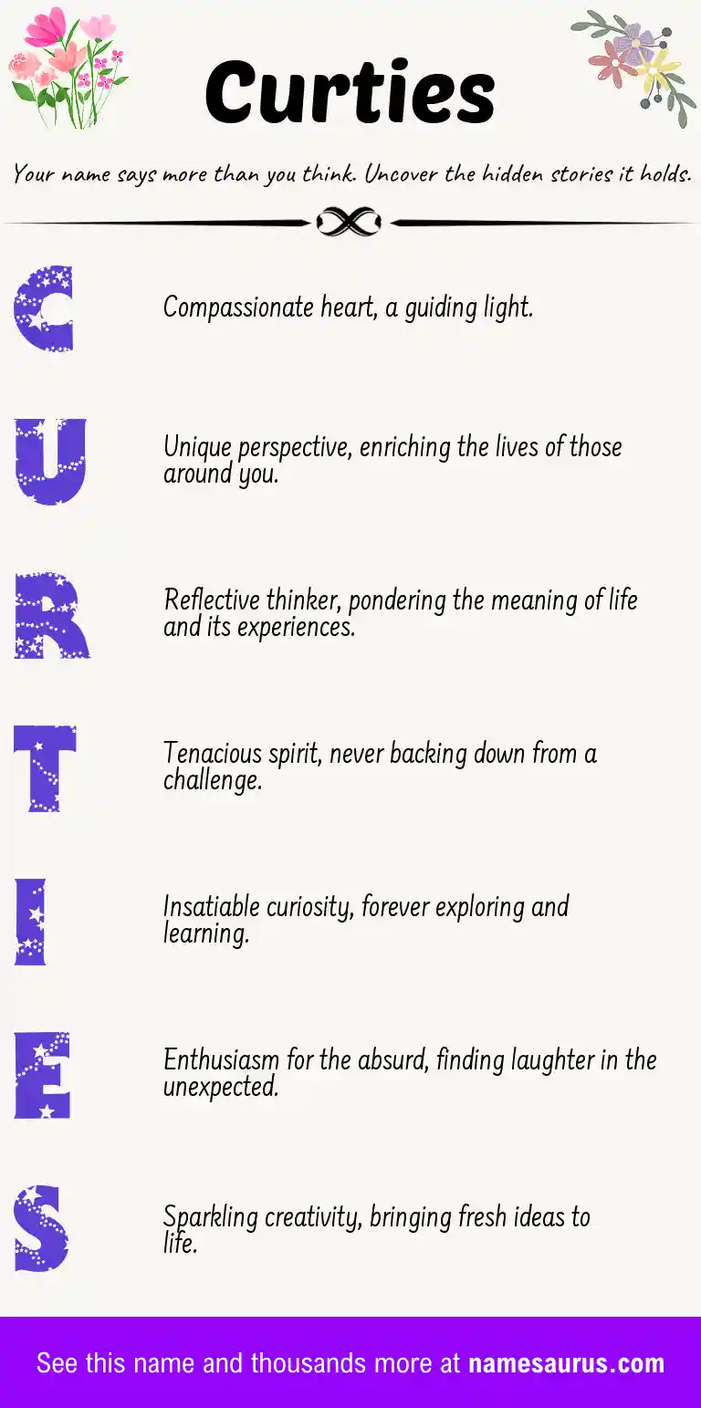 Acrostic poem about Curties.