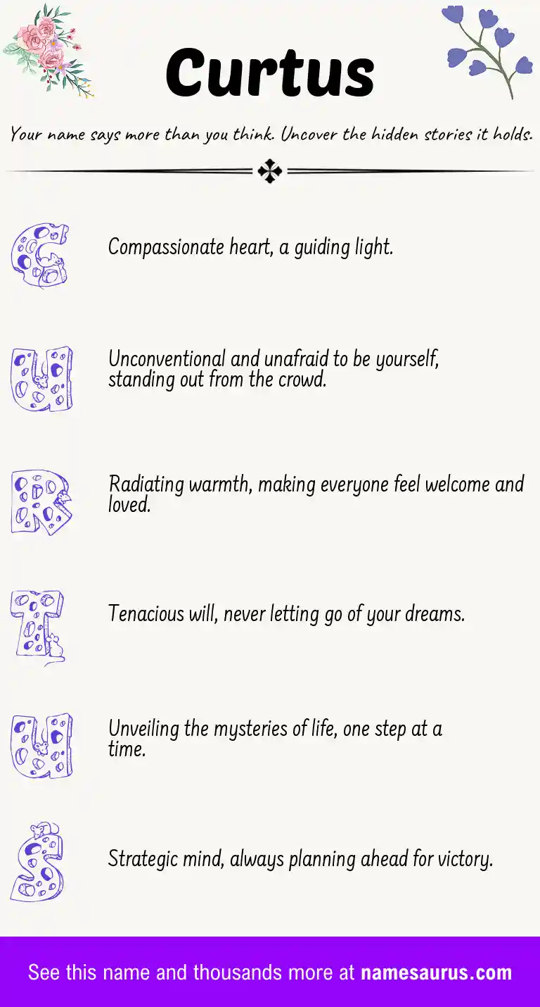 Acrostic poem about Curtus.