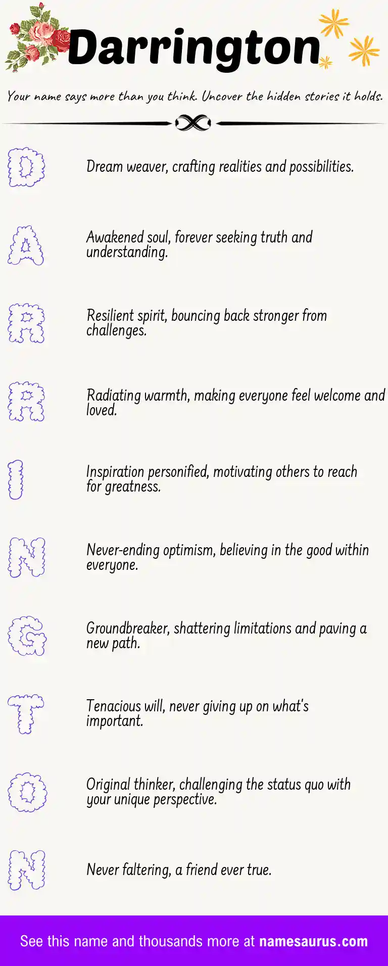 Acrostic poem about Darrington.