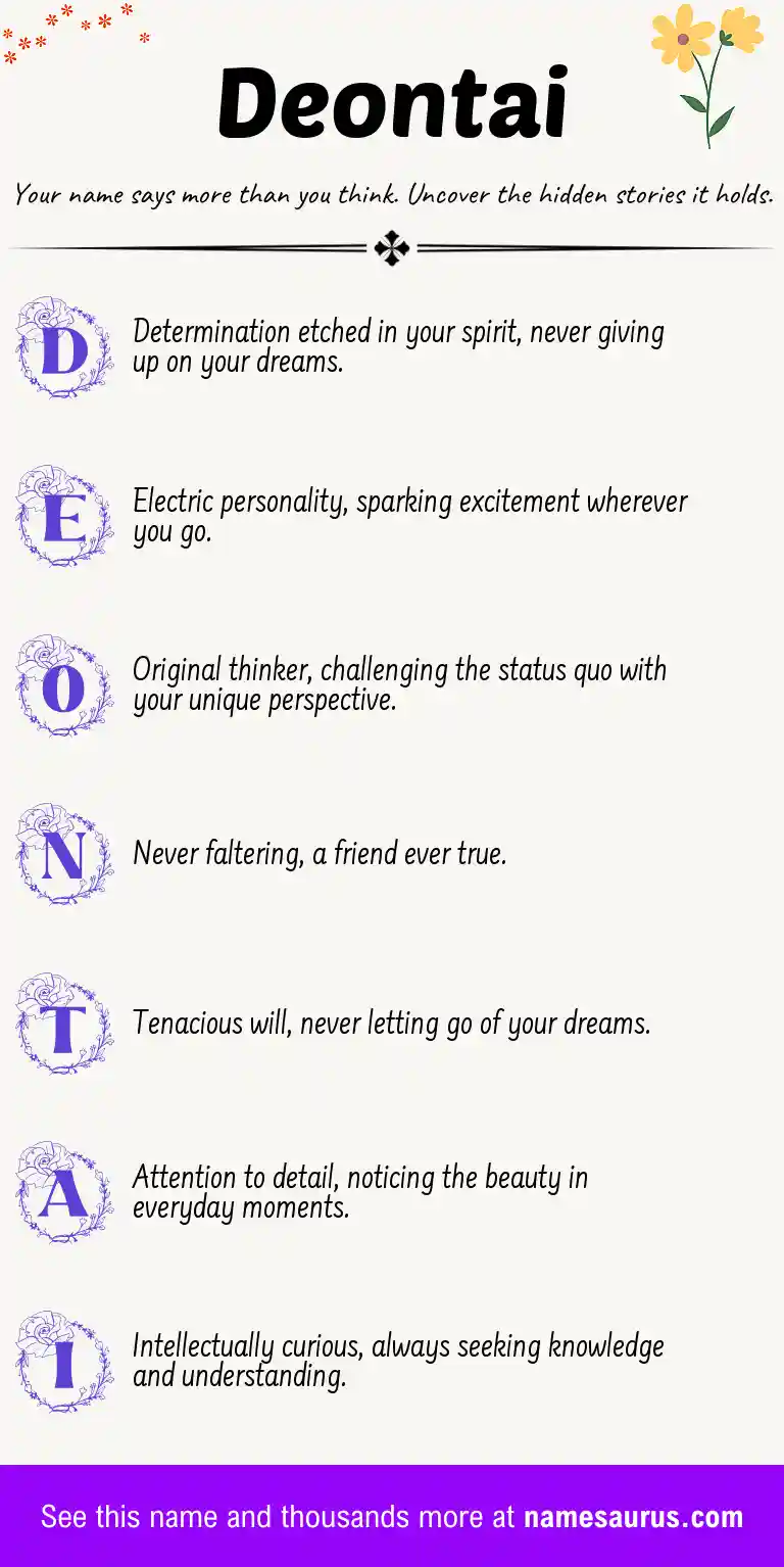 Acrostic poem about Deontai.
