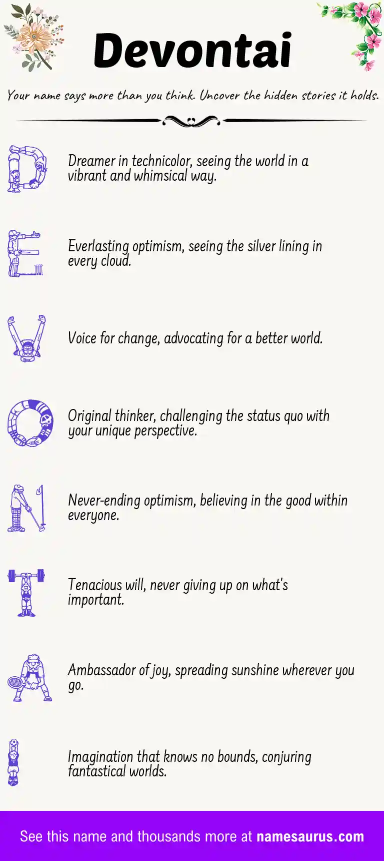 Acrostic poem about Devontai.