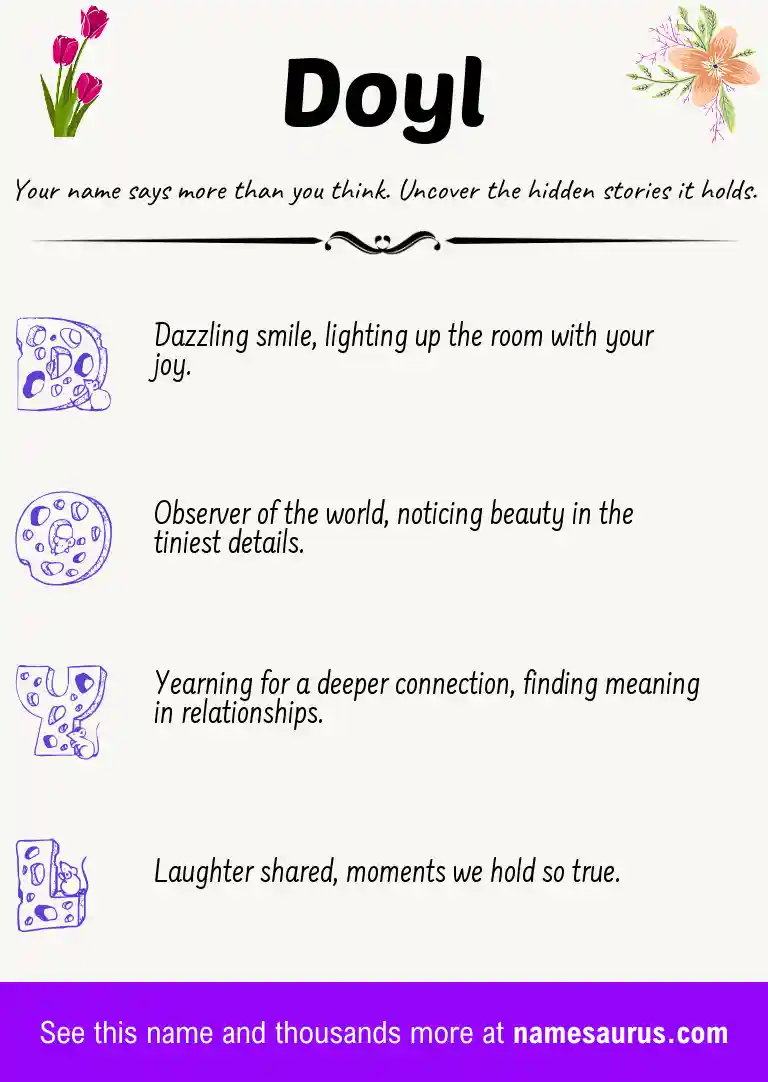 Acrostic poem about Doyl.