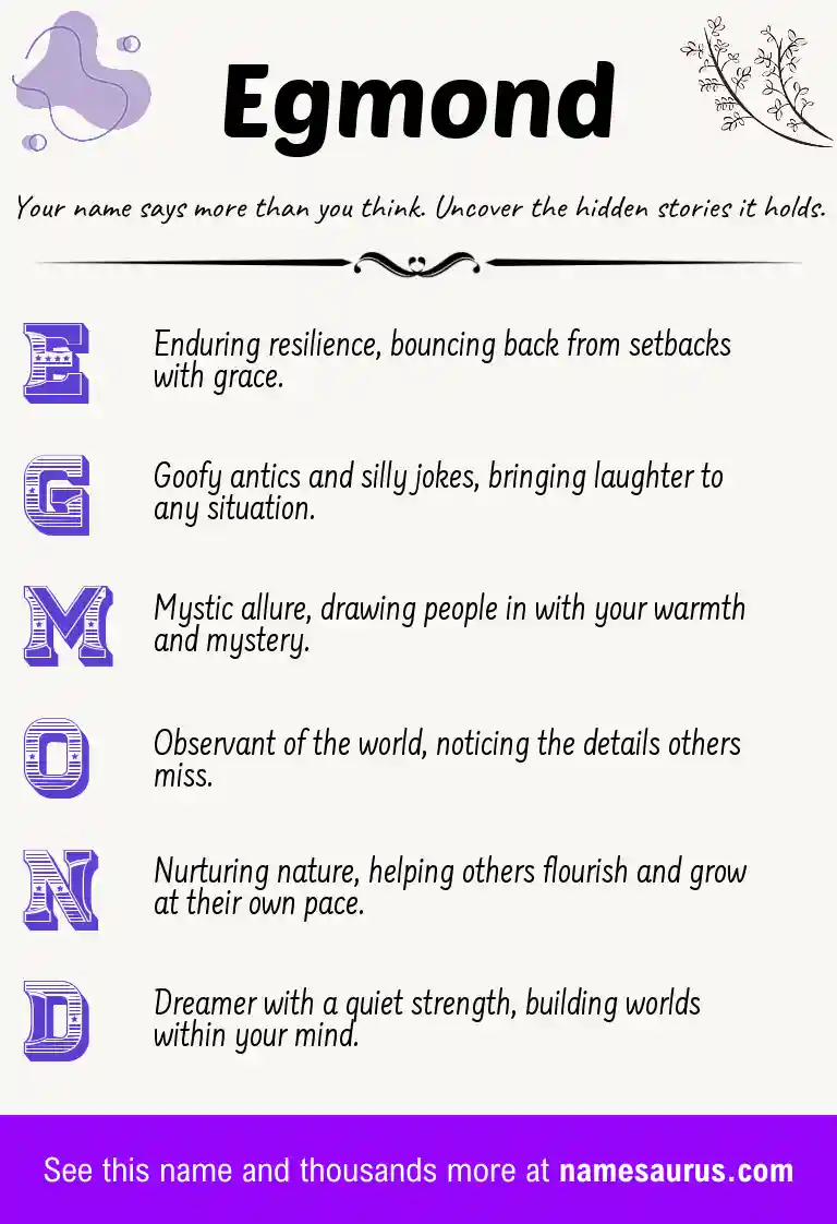 Acrostic poem about Egmond.