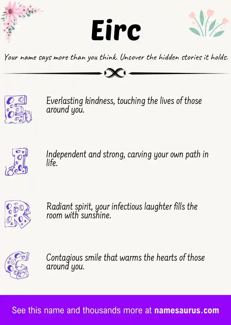 Acrostic poem about Eirc.