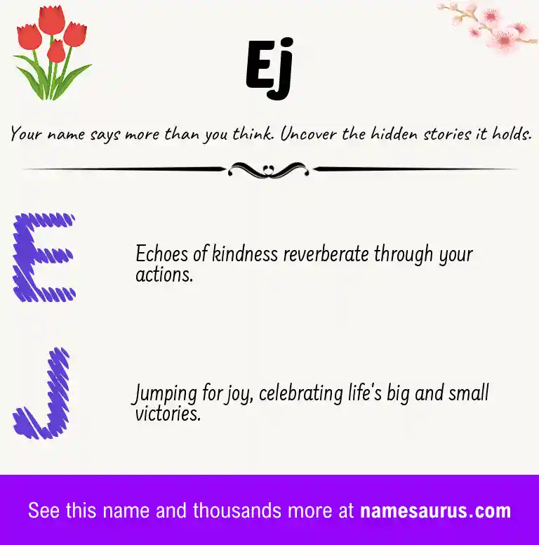 Acrostic poem about Ej.