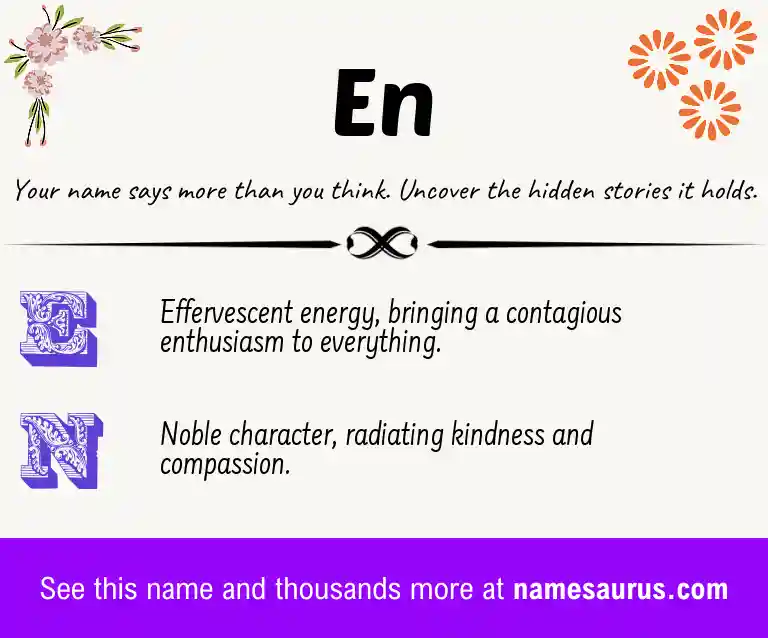 Acrostic poem about En.