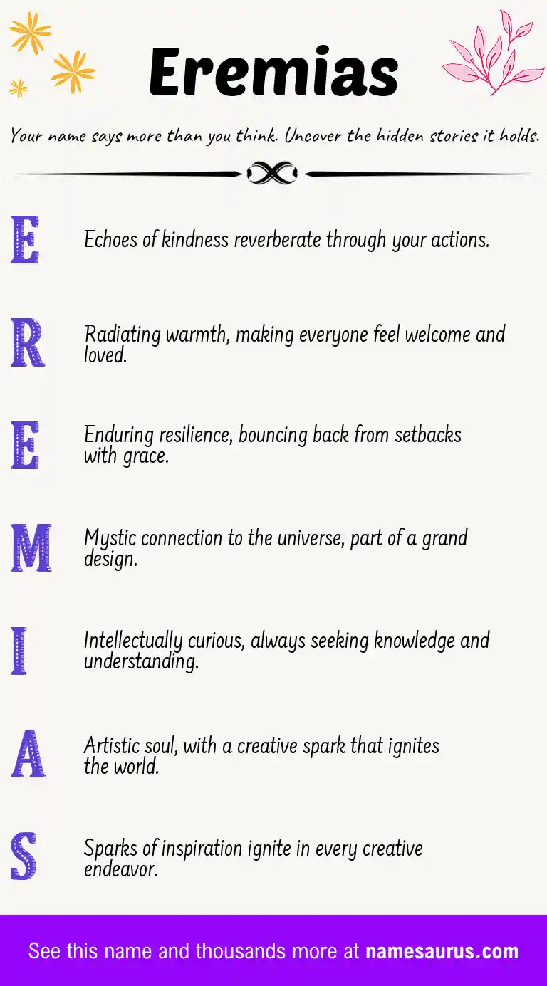 Acrostic poem about Eremias.