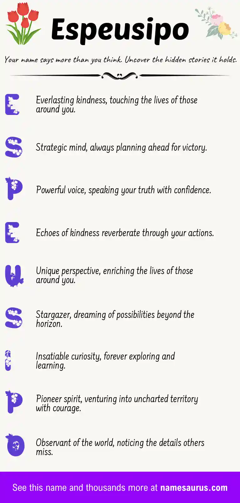 Acrostic poem about Espeusipo.