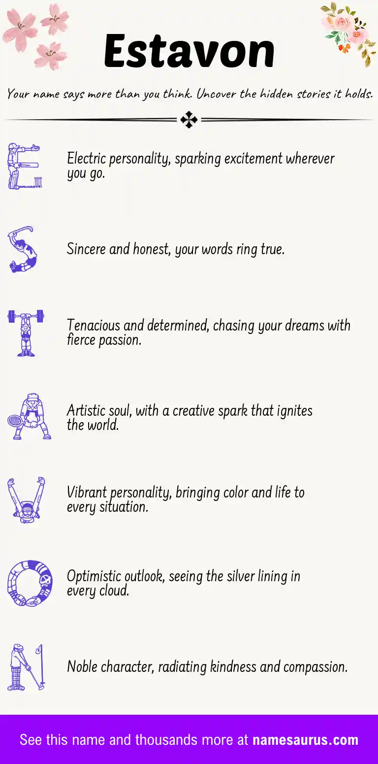 Acrostic poem about Estavon.