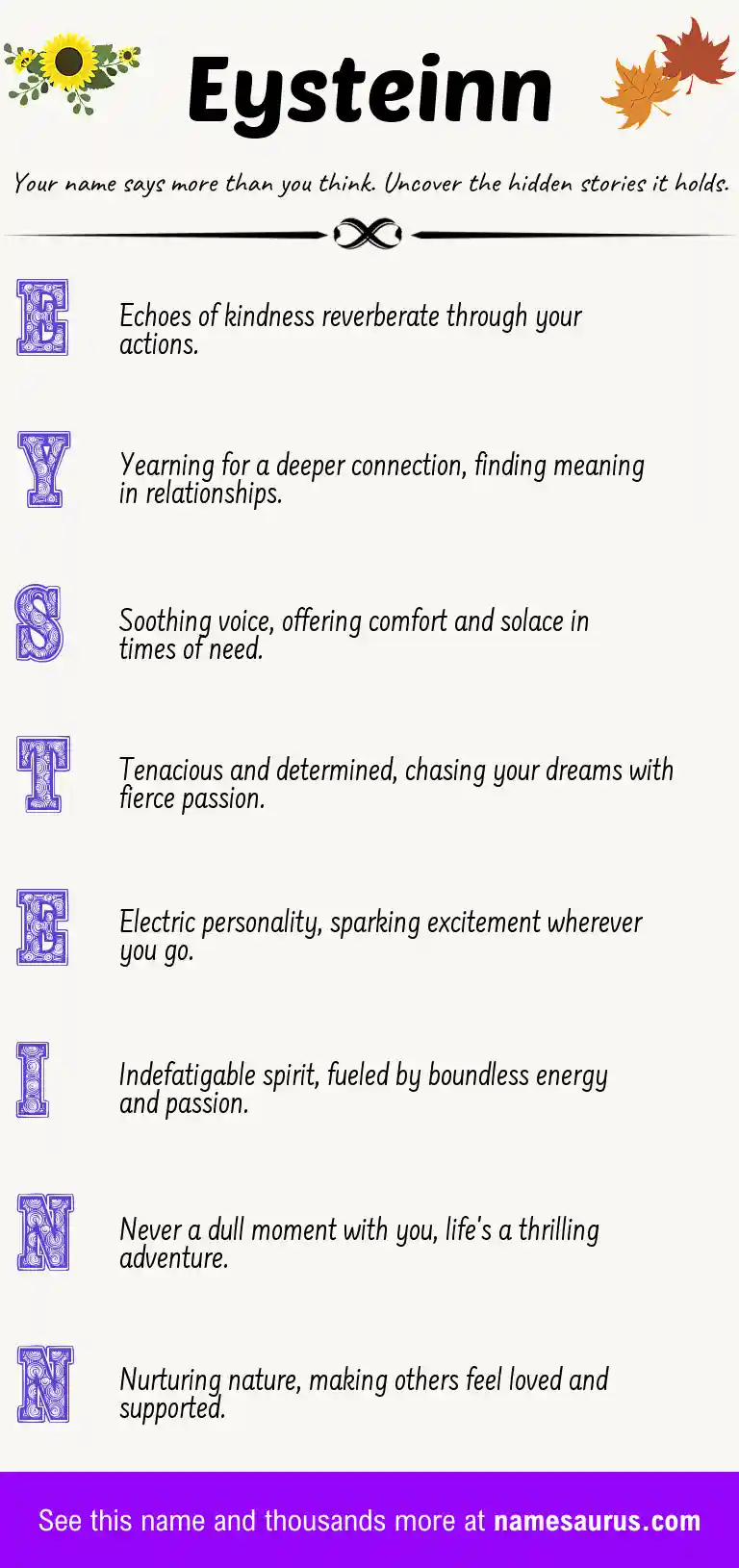 Acrostic poem about Eysteinn.