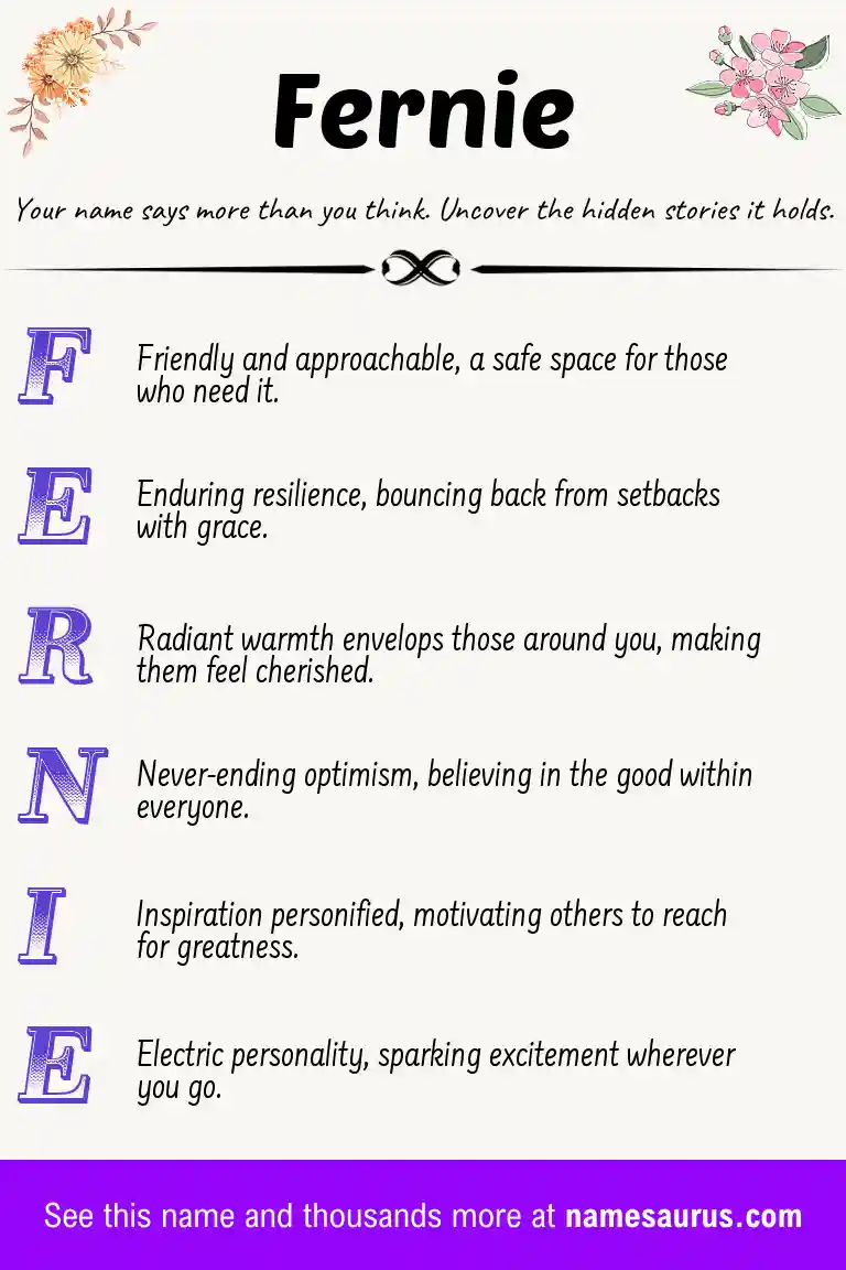 Acrostic poem about Fernie.