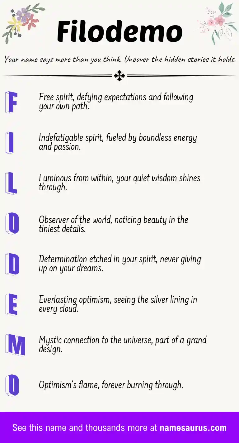 Acrostic poem about Filodemo.