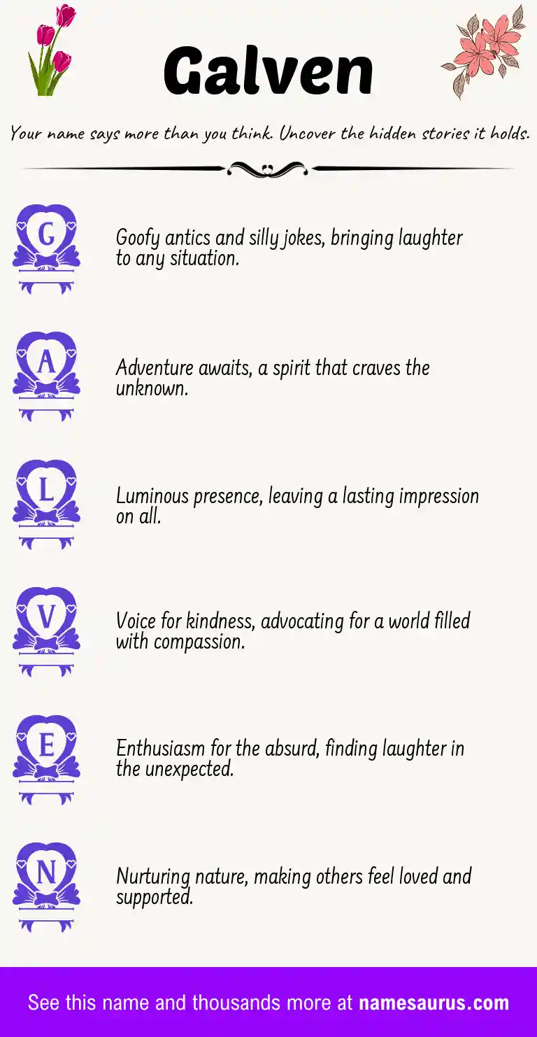Acrostic poem about Galven.