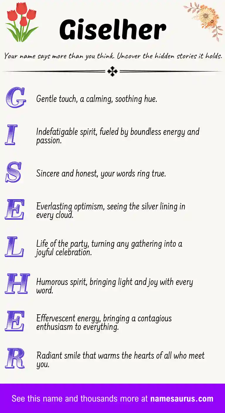 Acrostic poem about Giselher.