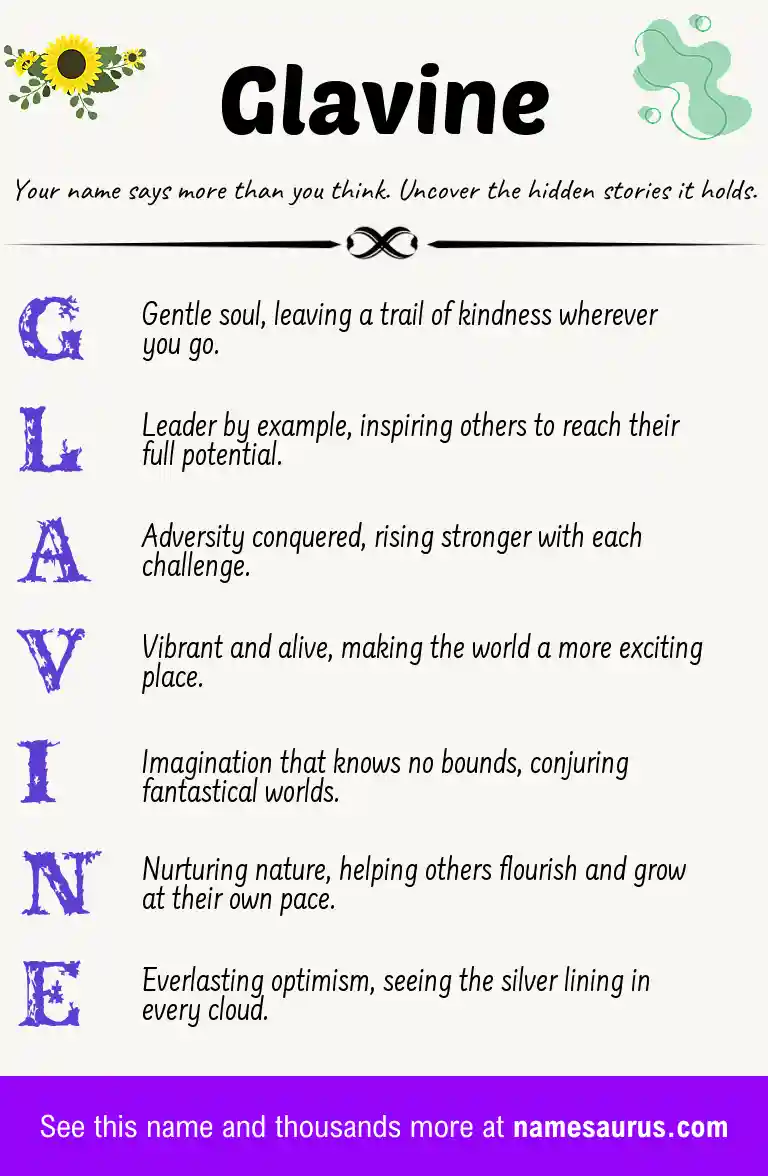 Acrostic poem about Glavine.
