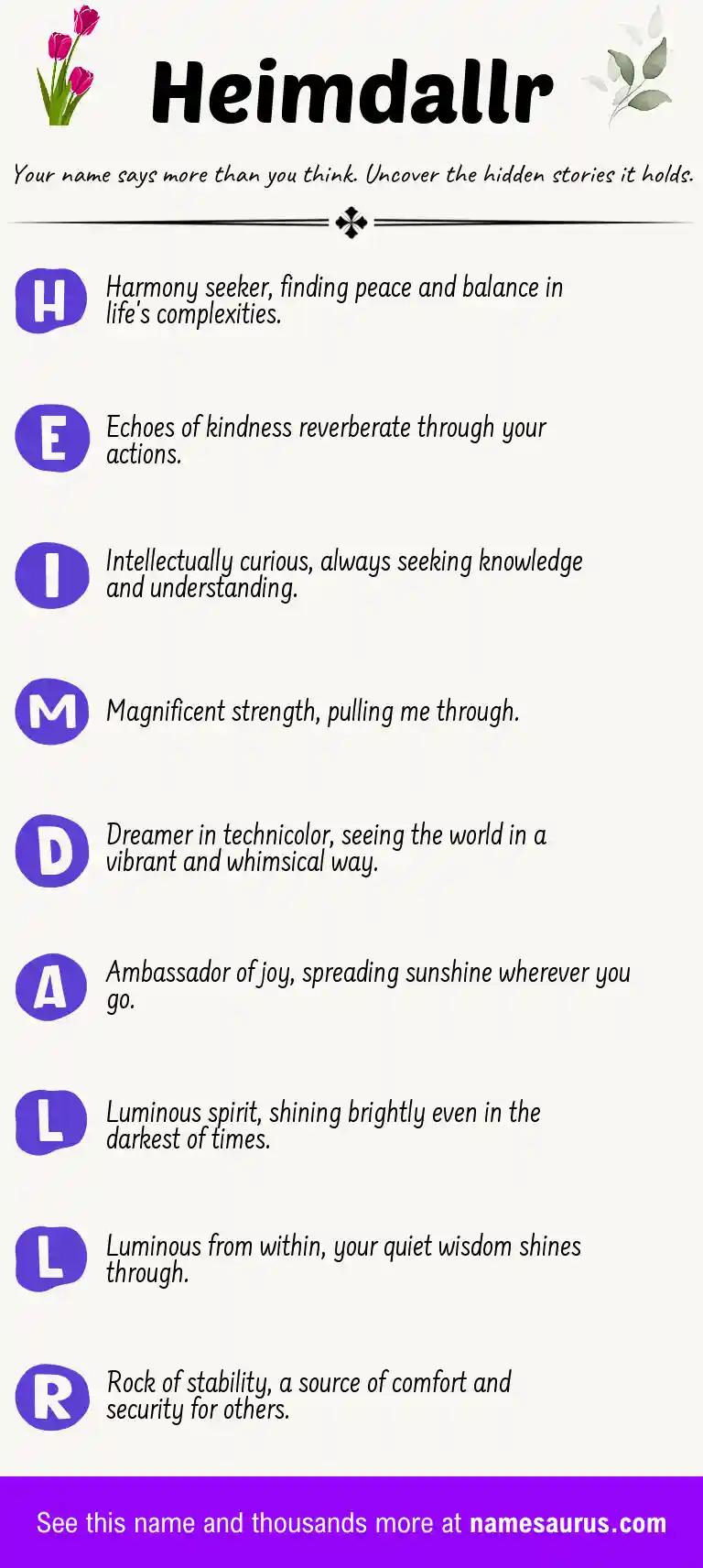 Acrostic poem about Heimdallr.