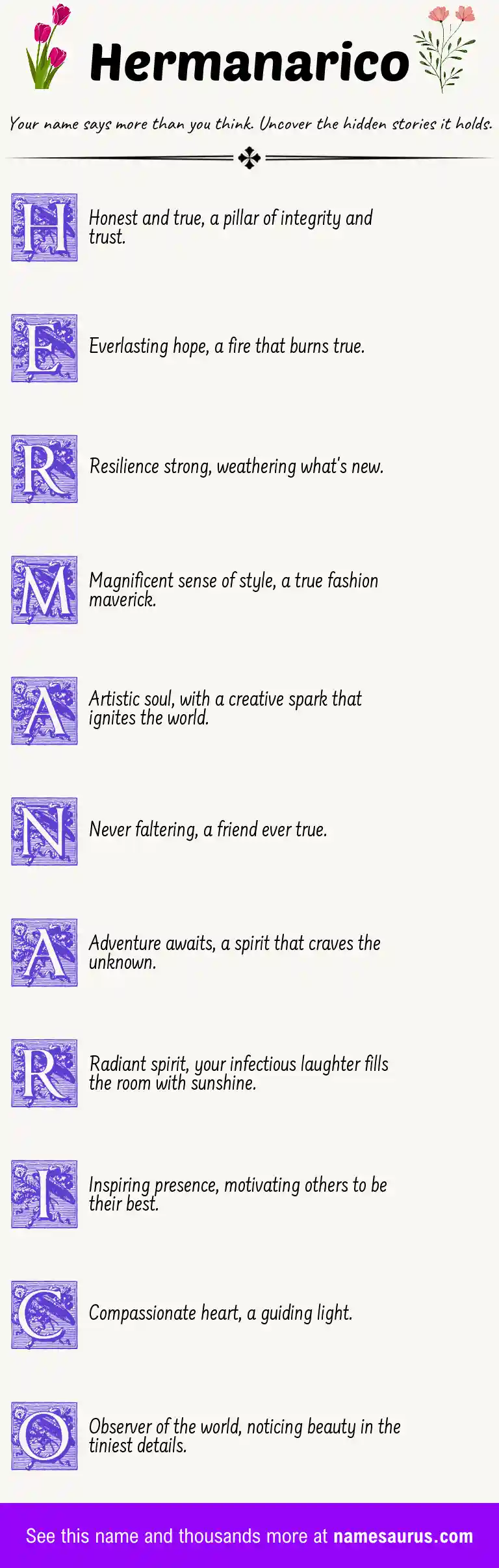 Acrostic poem about Hermanarico.