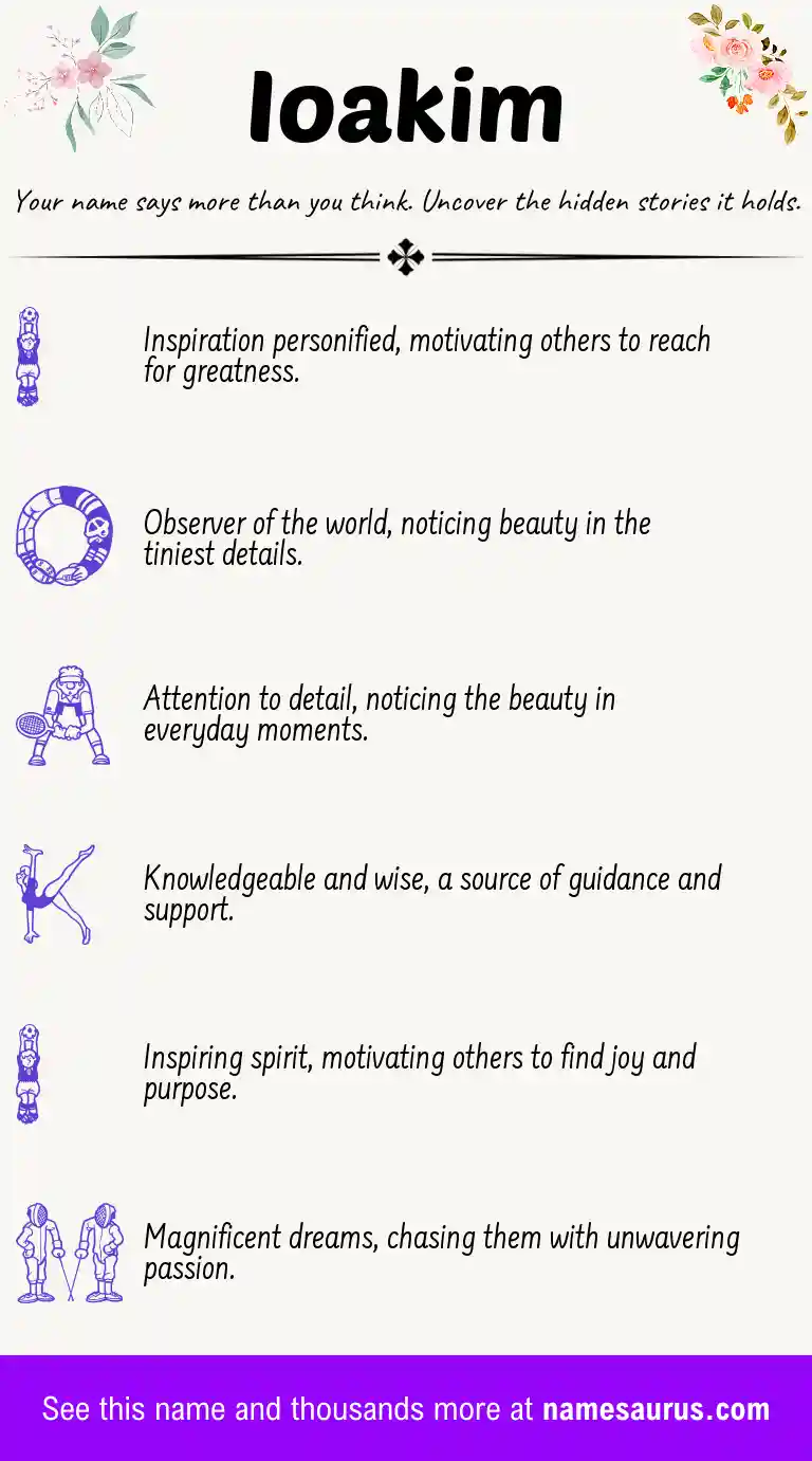 Acrostic poem about Ioakim.