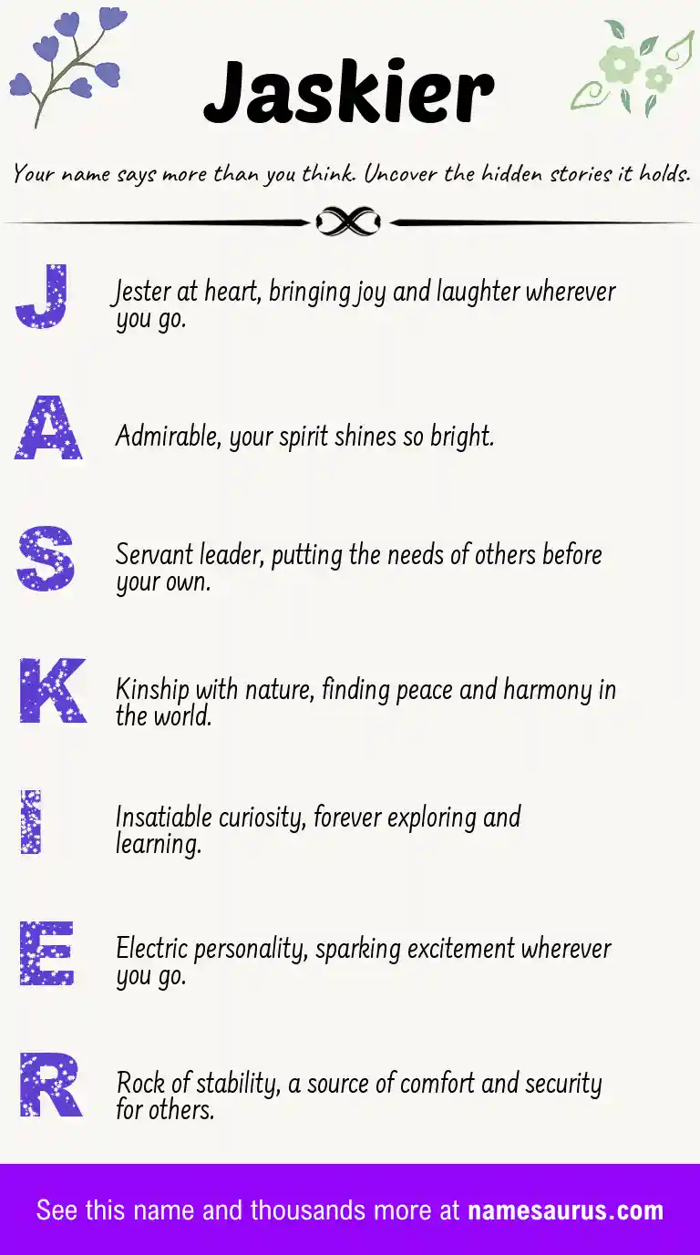 Acrostic poem about Jaskier.