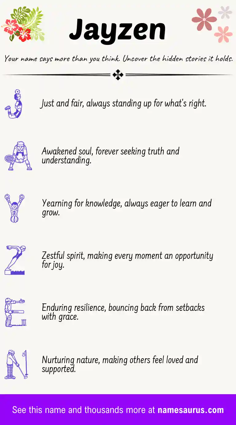 Acrostic poem about Jayzen.