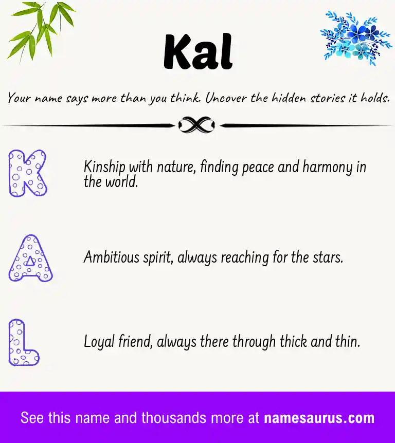 Acrostic poem about Kal.