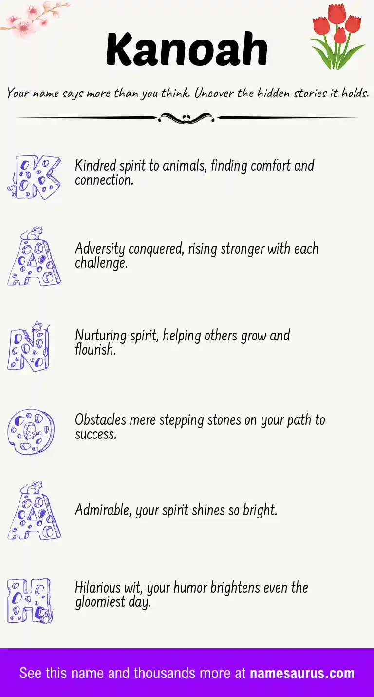 Acrostic poem about Kanoah.