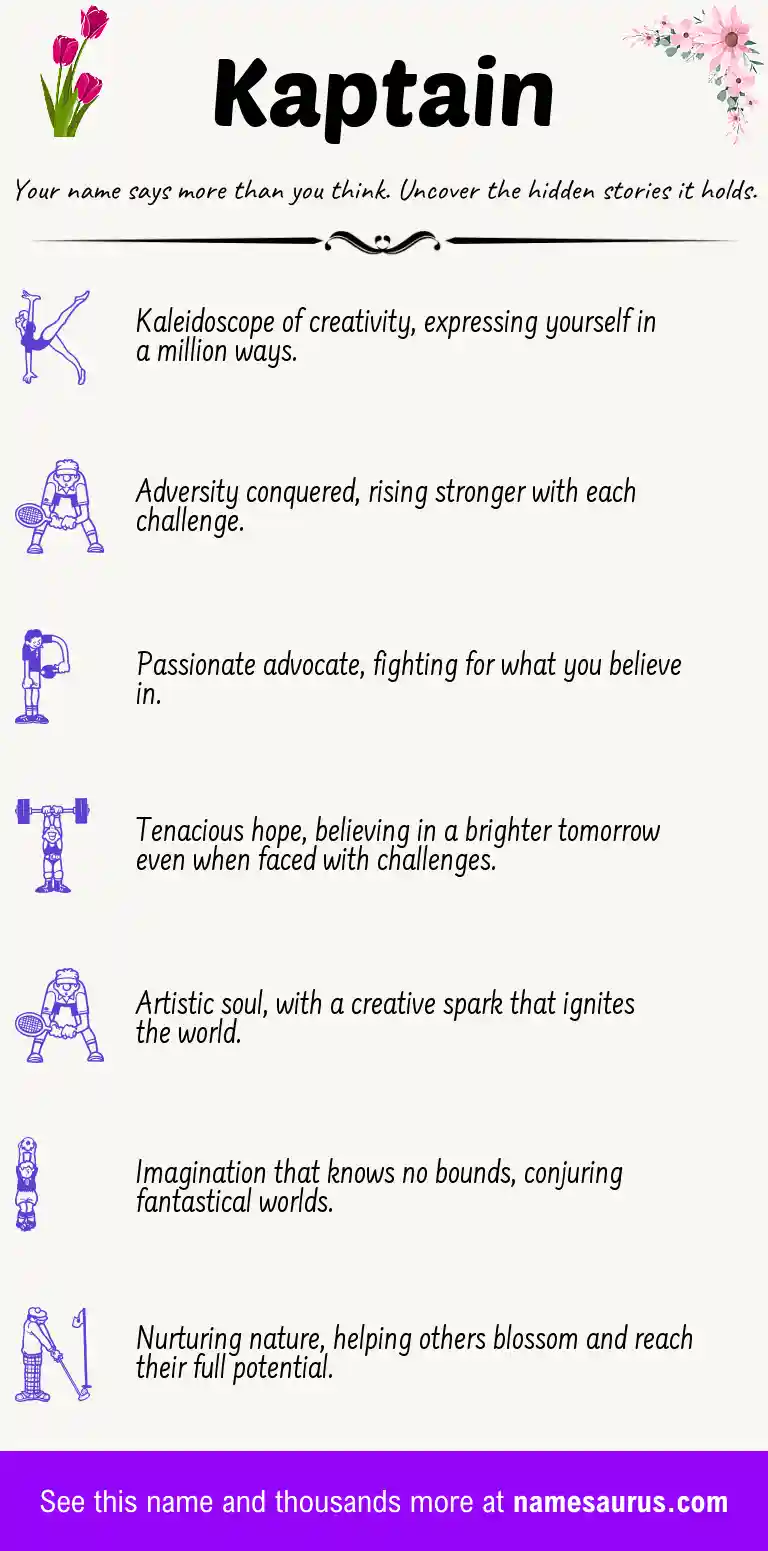 Acrostic poem about Kaptain.