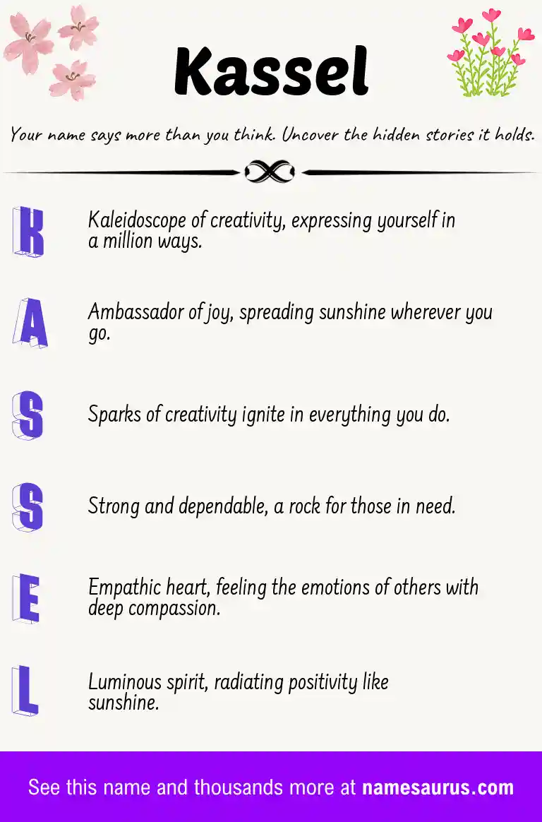 Acrostic poem about Kassel.