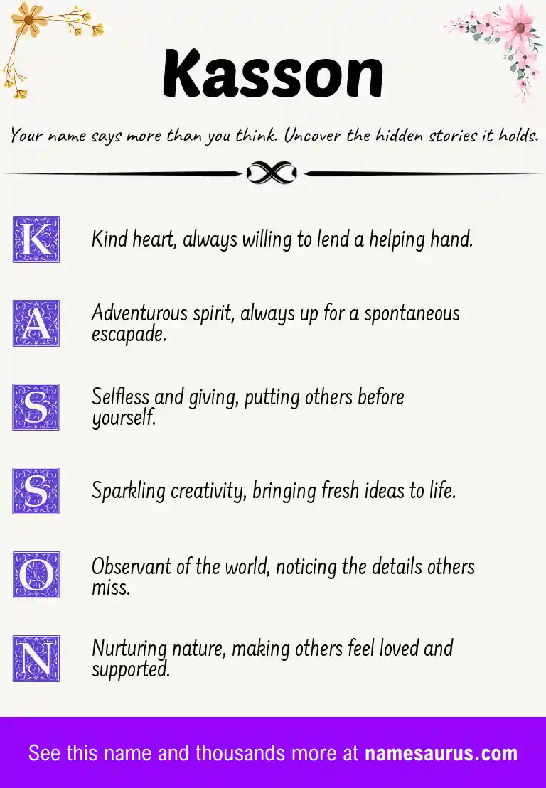 Acrostic poem about Kasson.