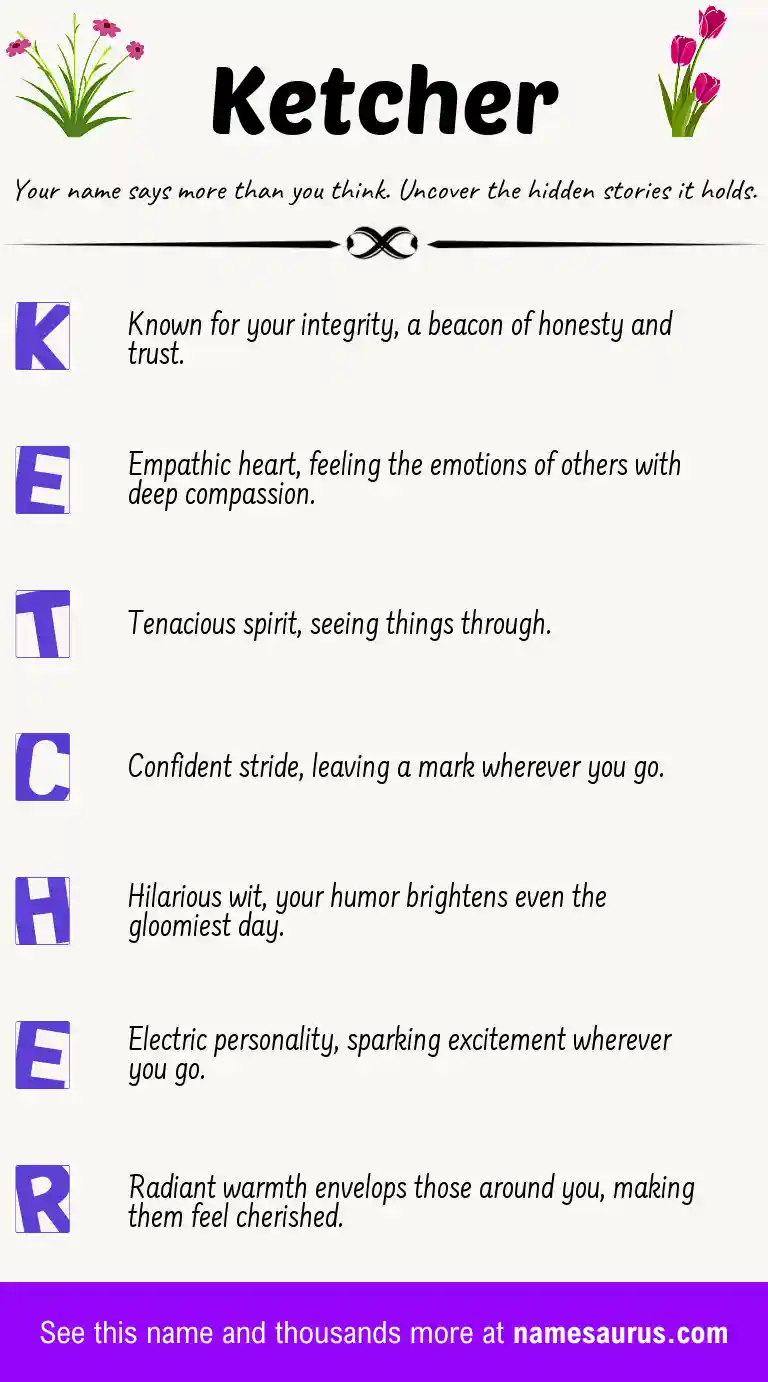 Acrostic poem about Ketcher.