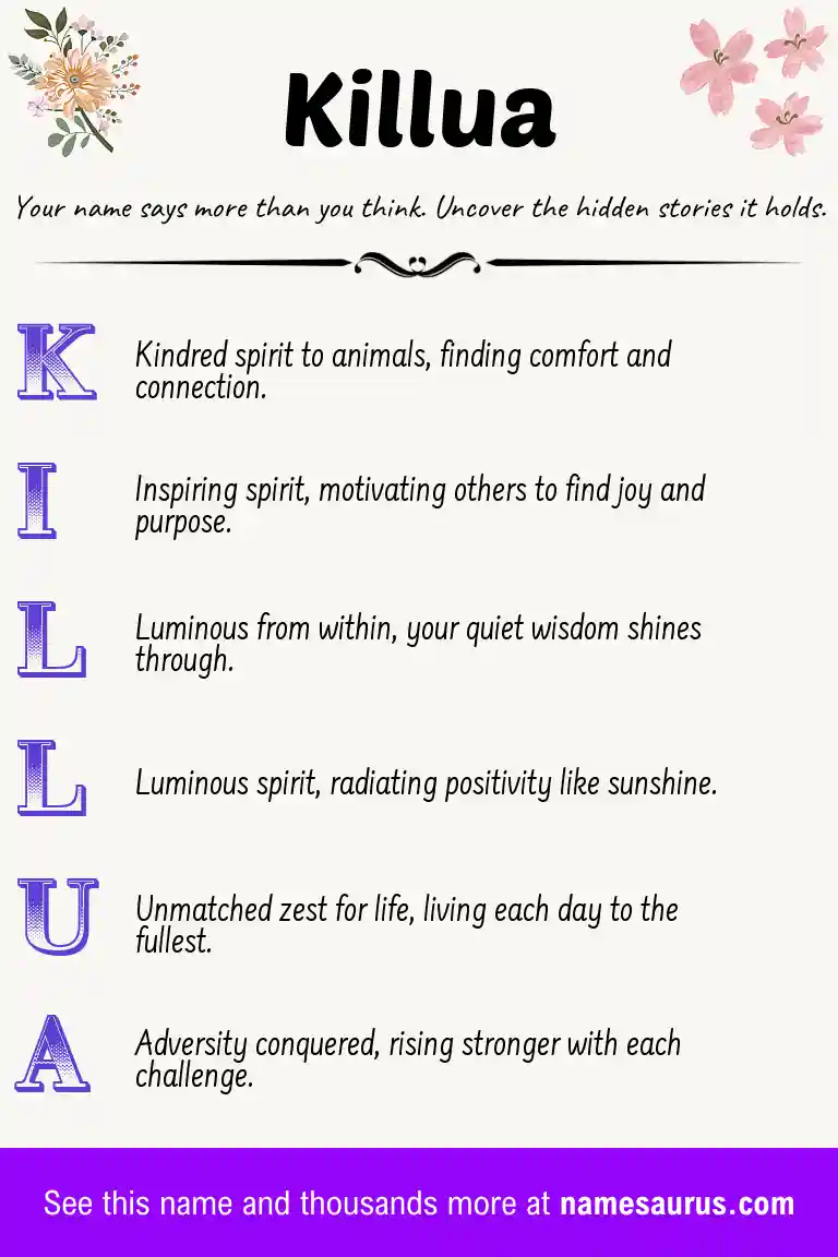 Acrostic poem about Killua.