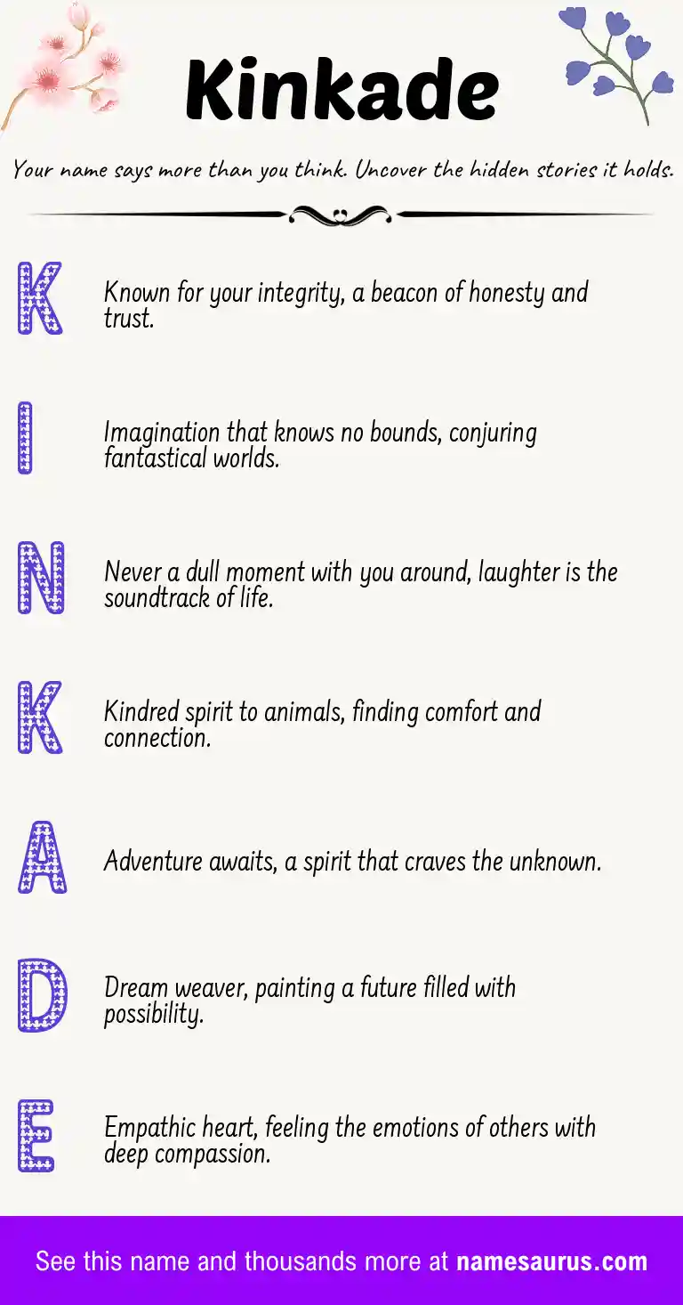 Acrostic poem about Kinkade.