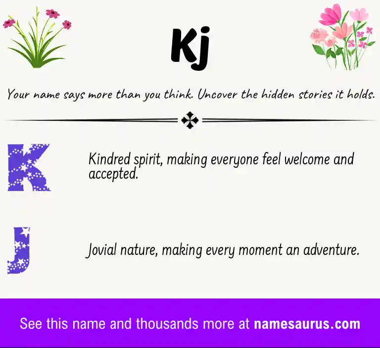 Acrostic poem about Kj.