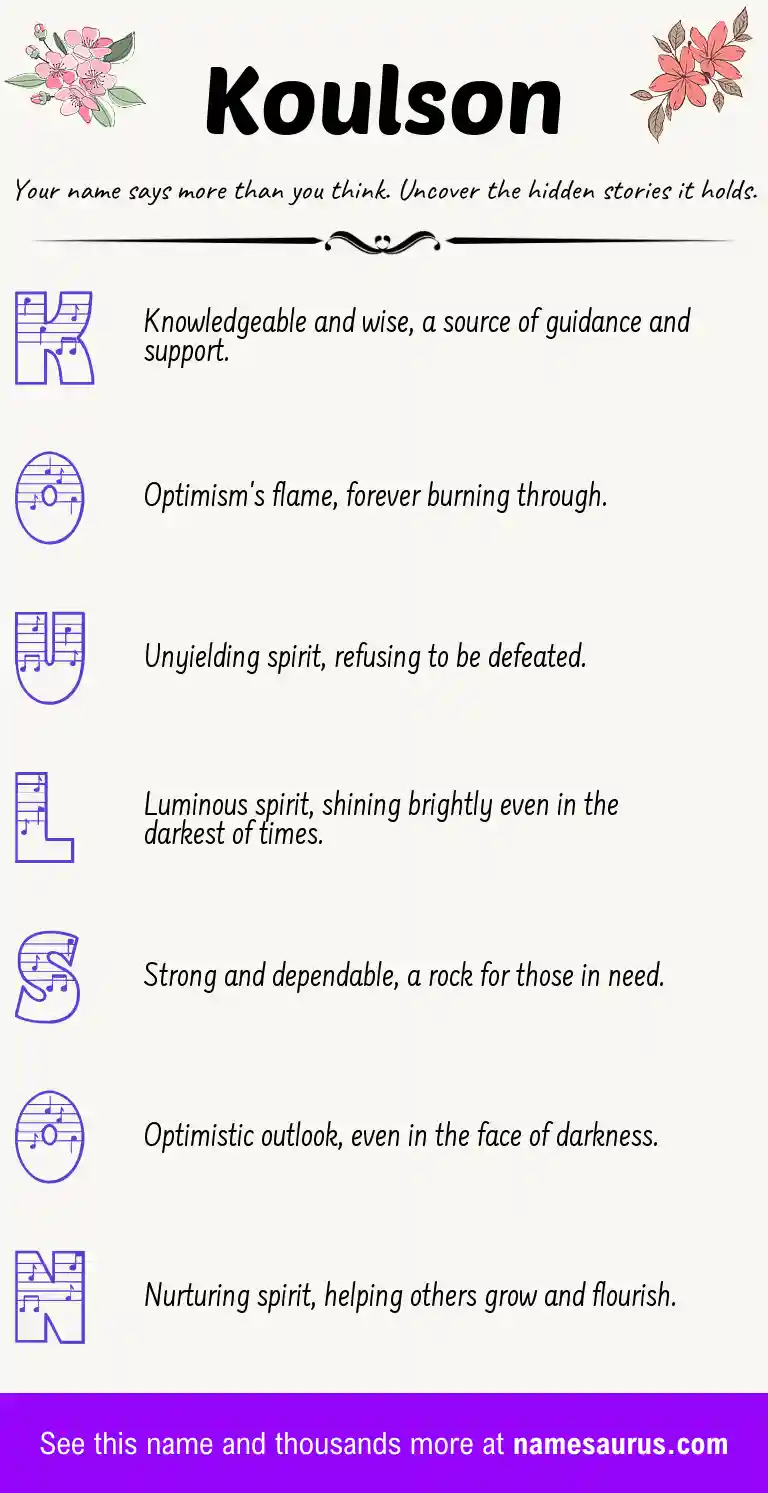 Acrostic poem about Koulson.