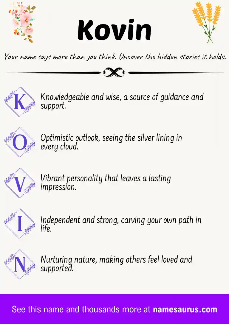 Acrostic poem about Kovin.
