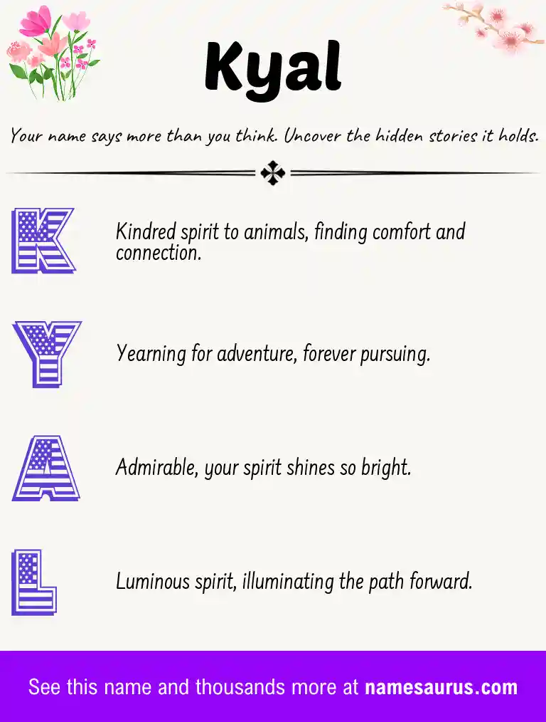Acrostic poem about Kyal.