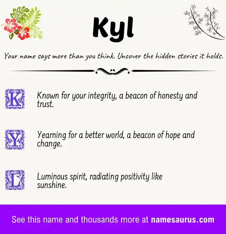 Acrostic poem about Kyl.