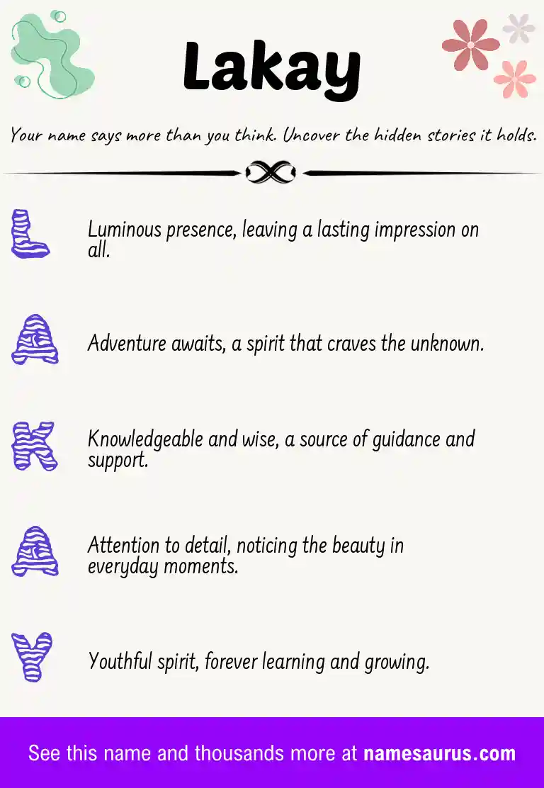 Acrostic poem about Lakay.