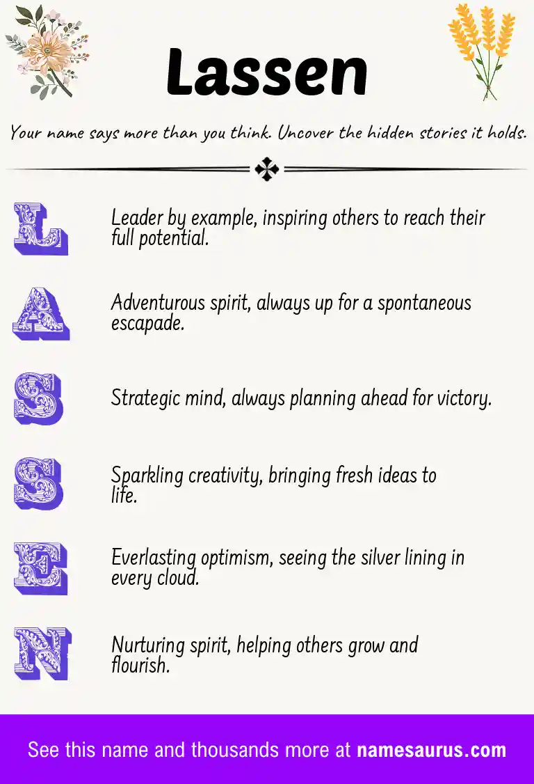 Acrostic poem about Lassen.