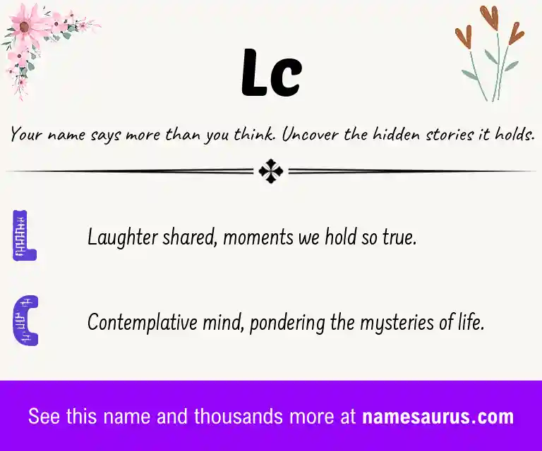 Acrostic poem about Lc.