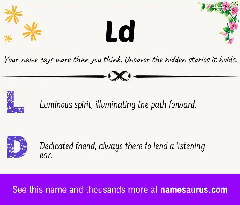 Acrostic poem about Ld.