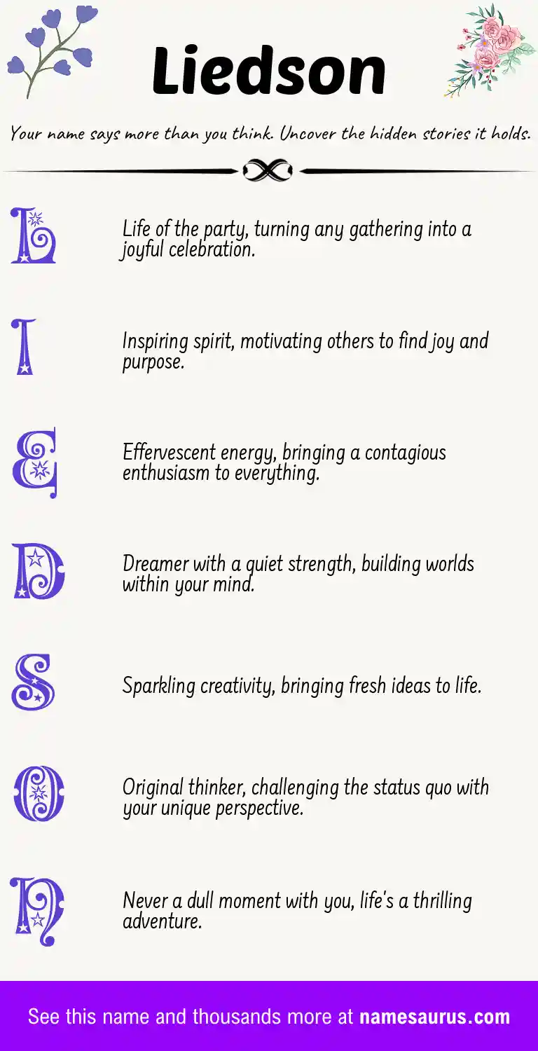 Acrostic poem about Liedson.