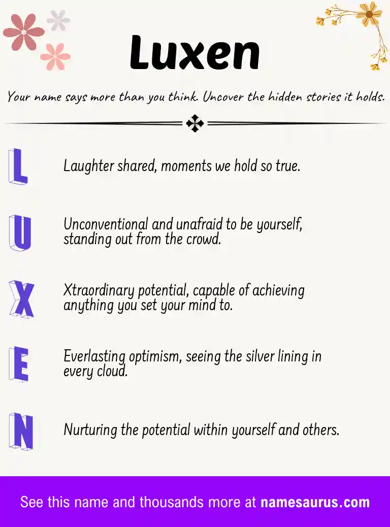 Acrostic poem about Luxen.