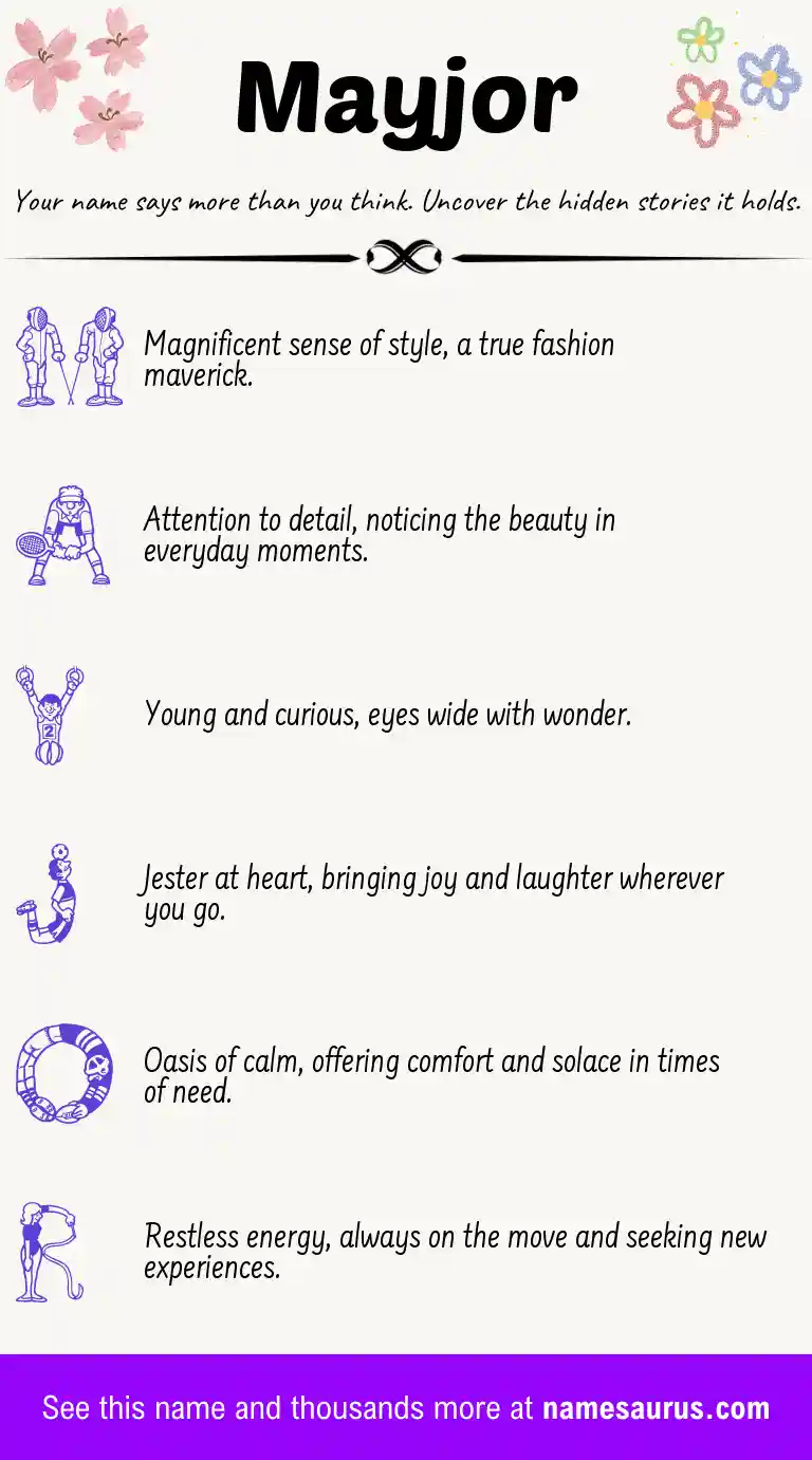 Acrostic poem about Mayjor.